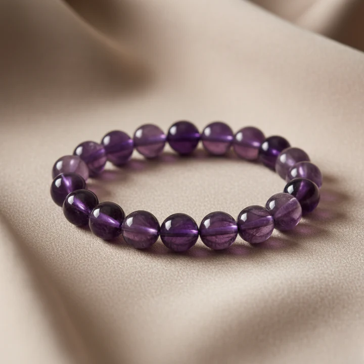 Amethyst Bracelet photoshoot Amethyst Bracelet