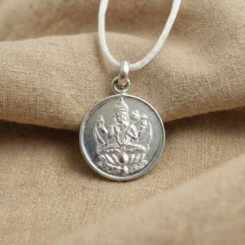 Chandra Yantra Silver Locket