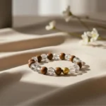Wood Crystal Bracelet