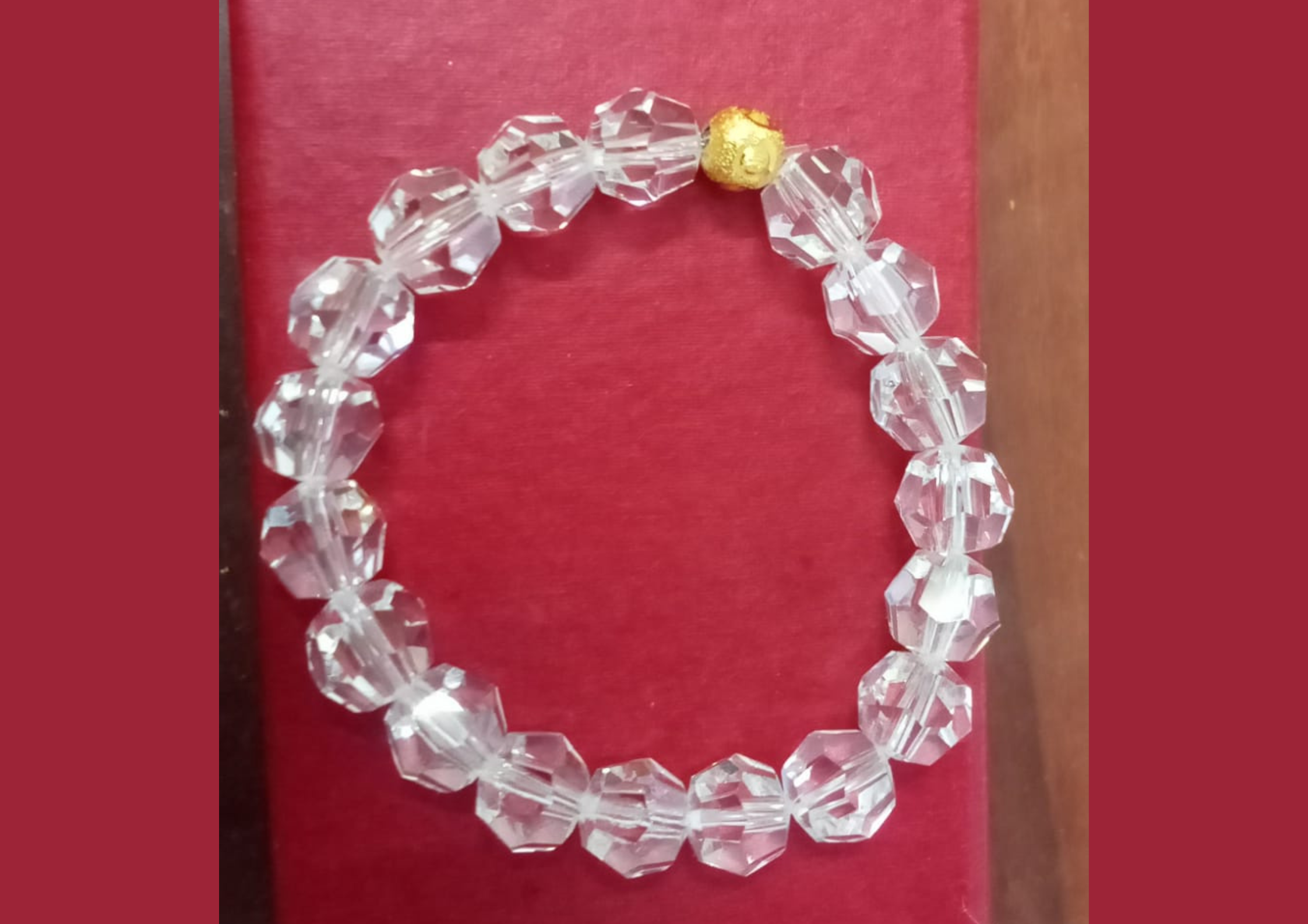 Yellow Calcite, Rose Quartz & Clear Quartz Flower Beaded Bracelet || R -  Angelic Roots