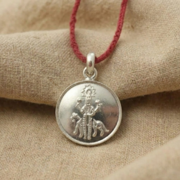 Shri Rahu Yantra Silver Locket