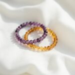 Amethyst Bracelet And Citrine Bracelet Combo