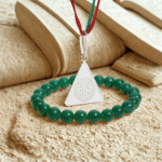 Surya Budh Yantra Locket And Green Jade Bracelet Combo