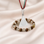 Surya Budh Yantra Locket With Wood Crystal Bracelet Combo